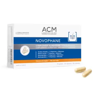 ACM NOVOPHANE ONGLES & CHEVEUX 60 GELULES pharmashop