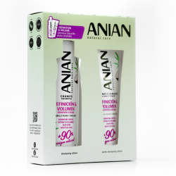 ANIAN COFFRET SHAMPOING VEGETAL DEFINITION ET VOLUME 400ML+APRES SHAMPOOING 250ML
              data-full-size-image-url=