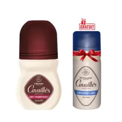 ROGE CAVAILLES DEO HOMME ANTI TRANSPIRANT CONTROLE 48H 50ML+DEO ABSORB+ EFFICACITE 48H SPRAY (OFFERT) PHARMASHOP