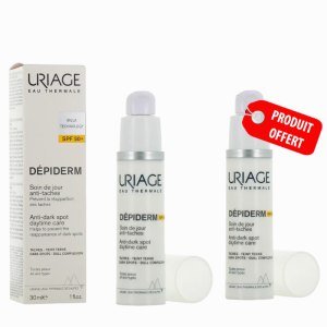 URIAGE DEPIDERM SOIN DE JOUR ANTI TACHES SPF50 30ML + (LE 2 EME OFFERT) PHARMASHOP