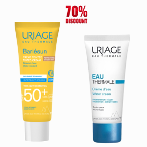 URIAGE CREME D'EAU LEGERE 40ML+CREME SOLAIRE TEINTEE DOREE SPF50+ 50ML (-70%) PHARMASHOP