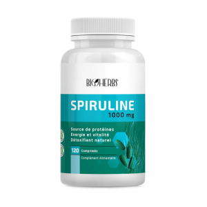 BIOHERBS SPIRULINE 1000 MG 120 COMPRIMES PHARMASHOP