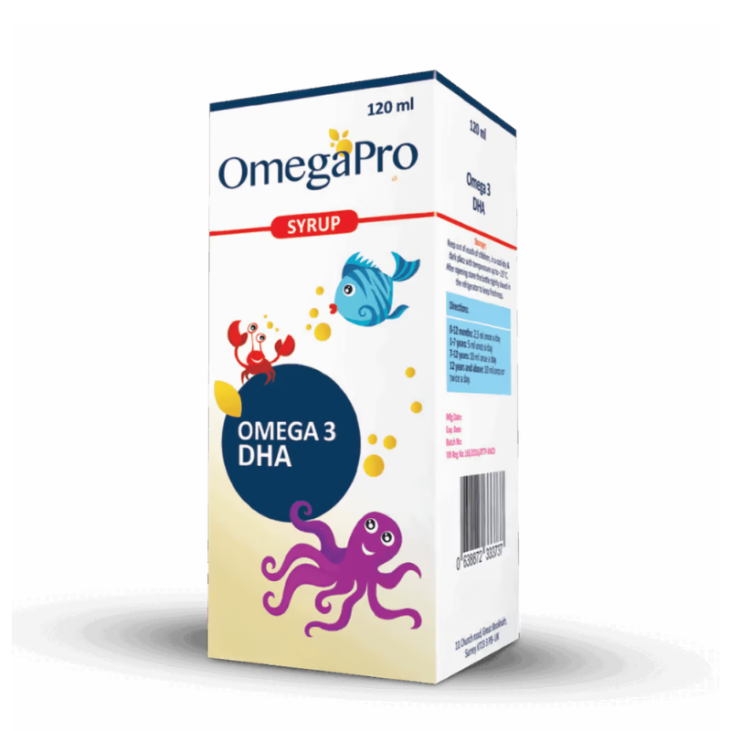 NUTRAVIT OMEGAPRO JUNIOR SIROP 120ML | Tunisie