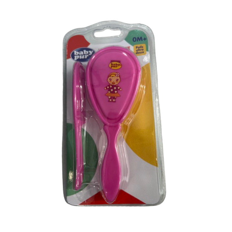 BABY PUR BROSSE & PEIGNE DECORES 0M+ REF B18