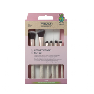 TITANIA ENSEMBLE DE PINCEAUX 6 PIECES + POCHETTE DE RANGEMENT REF 2924 PHARMASHOP