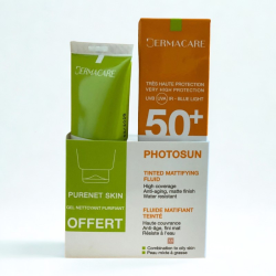 DERMACARE PHOTOSUN 1.5 FLUIDE MATIFIANT TEINTEE PEAUX MIXTES A GRASSES SPF 50+ 50ML
              data-full-size-image-url=
