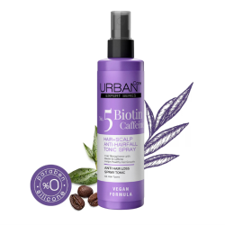 URBAN CARE SPRAY TONIQUE EXPERT CHEVEUX ET CUIR CHEVELU A LA BIOTINE ET A LA CAFEINE 200ML
              data-full-size-image-url=