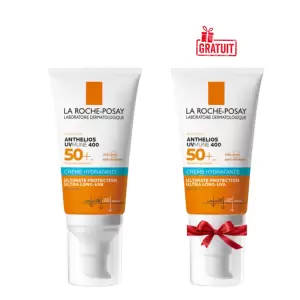 LA ROCHE POSAY ANTHELIOS UVMUNE 400 CREME HYDRATANTE INVISIBLE SPF50+ 50ML+(LE 2 EME OFFERT) PHARMASHOP