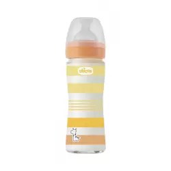CHICCO BIBERON WELL BEING EN VERRE FLUX LENT 0M+ 240ML PHARMASHOP