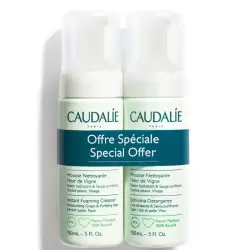 CAUDALIE VINOCLEAN DUO MOUSSE NETTOYANTE FLEUR DE VIGNE 150 ML LOT DE 2