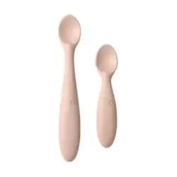 BIBS LOT DE 2 CUILLERES BEBE ET PARENT BLUSH