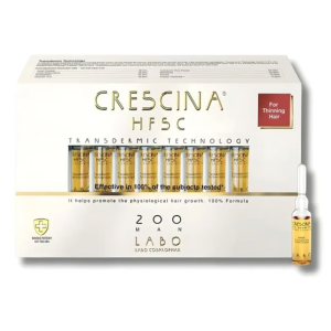 CRESCINA HFSC TRANSDERMIQUE REPOUSSE 200 HOMME 20 AMPOULES PHARMASHOP