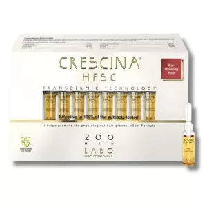 CRESCINA HFSC TRANSDERMIQUE REPOUSSE 200 HOMME 20 AMPOULES PHARMASHOP