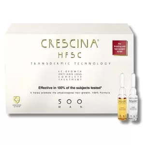 CRESCINA TTT COMPLET ANTI CHUTE+REPOUSSE 500 HOMME 10+10 AMPOULES pharmashop