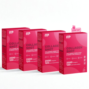 COLLAGEN BEAUTY 3 SHOTS COLLAGENE MARIN ET ACIDE HYALURONIQUE 15 STICKS + ( LE 4 EME OFFERT) PHARMASHOP