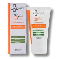 INNOVADERM SUNNY ECARN INVISIBLE PEAU MIXTE A GRASSE SPF 50+ 50ML