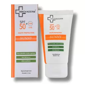 INNOVADERM SUNNY ECARN INVISIBLE PEAU MIXTE A GRASSE SPF 50+ 50ML pharmashop