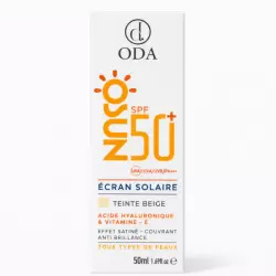 ODA ECRAN SOLAIRE TEINTE BEIGE SPF50+ 50ML