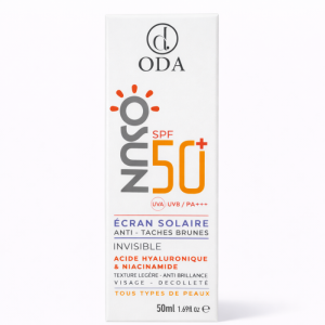 ODA ECRAN SOLAIRE INVISIBLE ANTI TACHES SPF50+ 50ML pharmashop