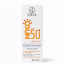 ODA ECRAN SOLAIRE TEINTE ROSE SPF50+ 50ML