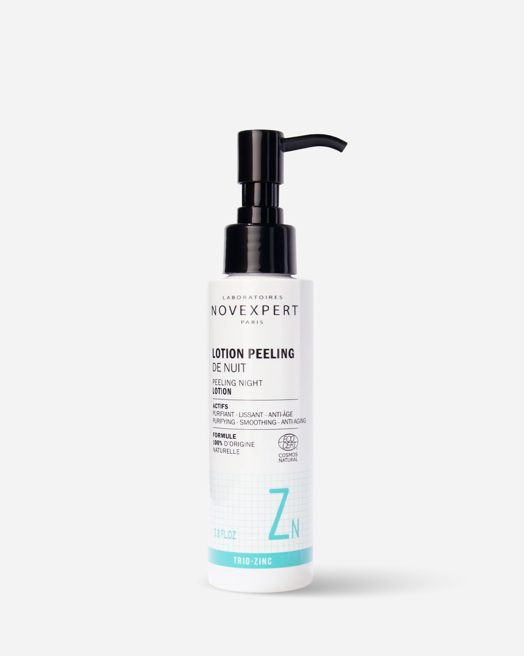 NOVEXPERT LOTION PEELING NUIT TRIO ZINC 115ML pharmashop