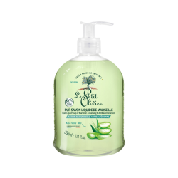 LE PETIT OLIVIER PUR SAVON LIQUIDE DE MARSEILLE ANTI BACTERIEN ALOE VERA BIO 300 ML
