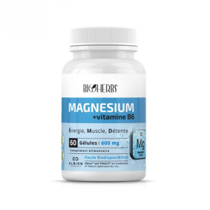 BIOHERBS MAGNESIUM BISGLYCINATE 60 GELULES pharmashop