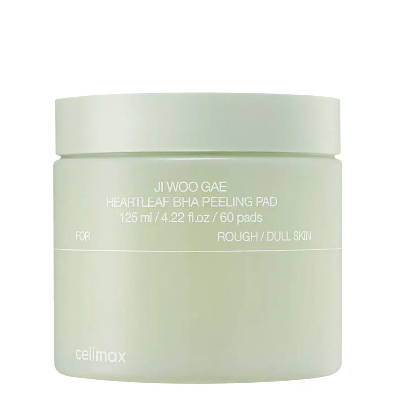 CELIMAX JI WOO GAE HEARTLEAF BHA PEELING PAD 125ML 60 PADS