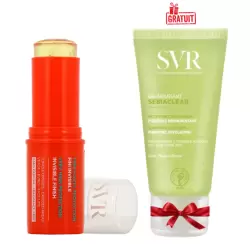 SVR SUN SECURE EASY STICK SPF50+ 10G+SEBIACLEAR GEL MOUSSANT 55ML (OFFERT)