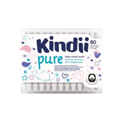 CLEANIC KINDII COTONS TIGES POUR BEBE BOITE RECTANGULAIRE 60 PIECES
              data-full-size-image-url=
