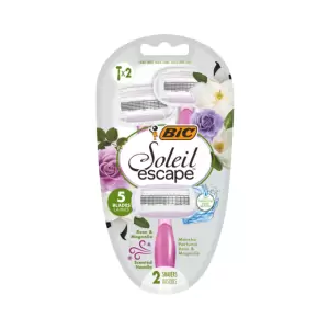 BIC SOLEIL ESCAPE RASOIRS FEMMES ROSE & MAGNOLIA 5 LAMES PHARMASHOP