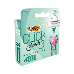 BIC CLICK 3 SOLEIL SENSITIVE RECHARGES RASOIR FEMME 3 LAMES PHARMASHOP