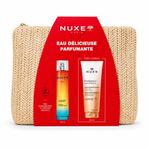 NUXE EAU DELICIEUSE PARFUMANTE+PRODIGIEUX HUILE DE DOUCHE 200ML (OFFERT)+TROUSSE (OFFERT) PHARMASHOP
