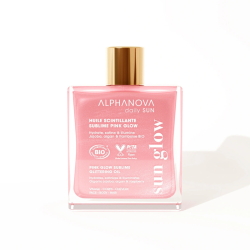 ALPHANOVA HUILE SCINTILLANTE SUBLIME PINK GLOW 50ML