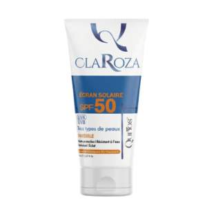 CLAROZA ECRAN SOLAIRE INVISIBLE SPF50+ 50ML pharmashop