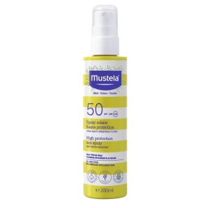 MUSTELA SPRAY SOLAIRE HAUTE PROTECTION SPF50 200ML PHARMASHOP
