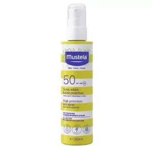 MUSTELA SPRAY SOLAIRE HAUTE PROTECTION SPF50 200ML PHARMASHOP