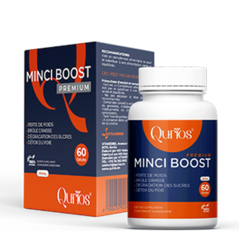 QURIOS MINCI BOOST PRENIUM 60 GELULES PHARMASHOP