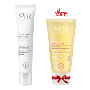 SVR CLAIRIAL CREME ANTI TACHES BRUNES SPF50+ 40ML+ TOPIALYSE HUILE LAVANTE 55ML (OFFERT) PHARMASHOP