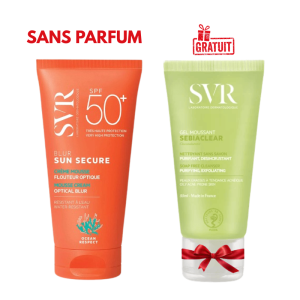 SVR SUN SECURE BLUR SANS PARFUM SPF50+ 50ML+SEBIACLEAR GEL MOUSSANT 55ML (OFFERT) PHARMASHOP