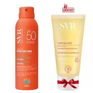 SVR SUN SECURE BRUME SPF50+ 200ML+TOPIALYSE HUILE LAVANTE 55ML(OFFERT) PHARMASHOP