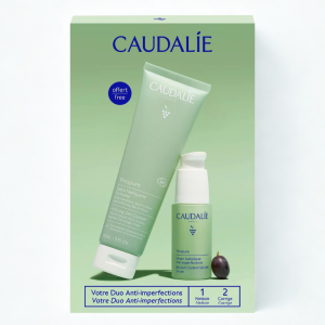 CAUDALIE VINOPURE DUO ANTI IMPERFECTIONS SERUM & GELEE NETTOYANTE (OFFERT) pharmashop
