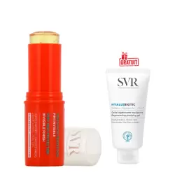 SVR SUN SECURE EASY STICK SPF50+ 10G+ BIOTIC HYALU GELEE REGERERANTE REPULPANTE (OFFERT) PHARMASHOP
