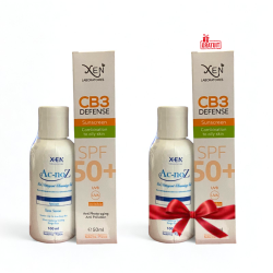 XEN CB3 DEFENCE ECRAN SOLAIRE PMG 50ML+ACNOZ GEL NETTOYANT 100ML+(LE 2 EME OFFERT) pharmashop