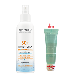 DERMEDIC SUNBRELLA SPRAY ADULTE SPF50+ 150ML+NORMACNE PREVENTI GEL NETTOYANT ANTI BACTERIEN 25ML(OFFERT)
              data-full-size-image-url=