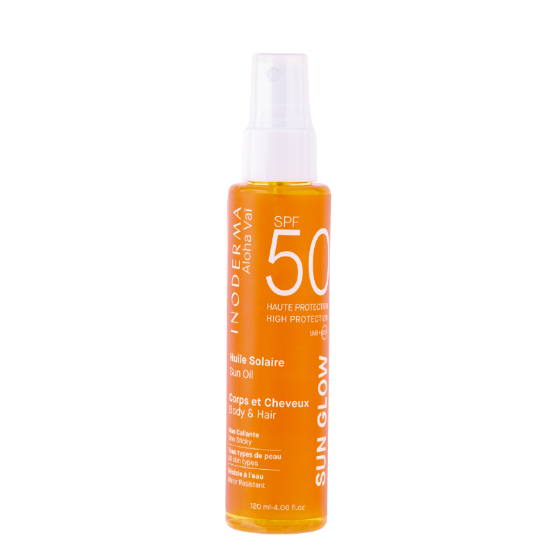 INODERMA ALOHA VAI HUILE SOLAIRE SUN GLOW 120ML PHARMASHOP