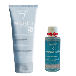 RONCEY MIXASKIN GEL NETTOYANT PEAUX NORMALES A MIXTES 200ML+DEO DOUCHE NORMALE SKIN PEAU NORMAL 50ML (OFFERT) pharmashop