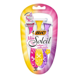 BIC MISS SOLEIL RASOIR JETABLE POUR FEMME 3 LAMES 4 PIECES