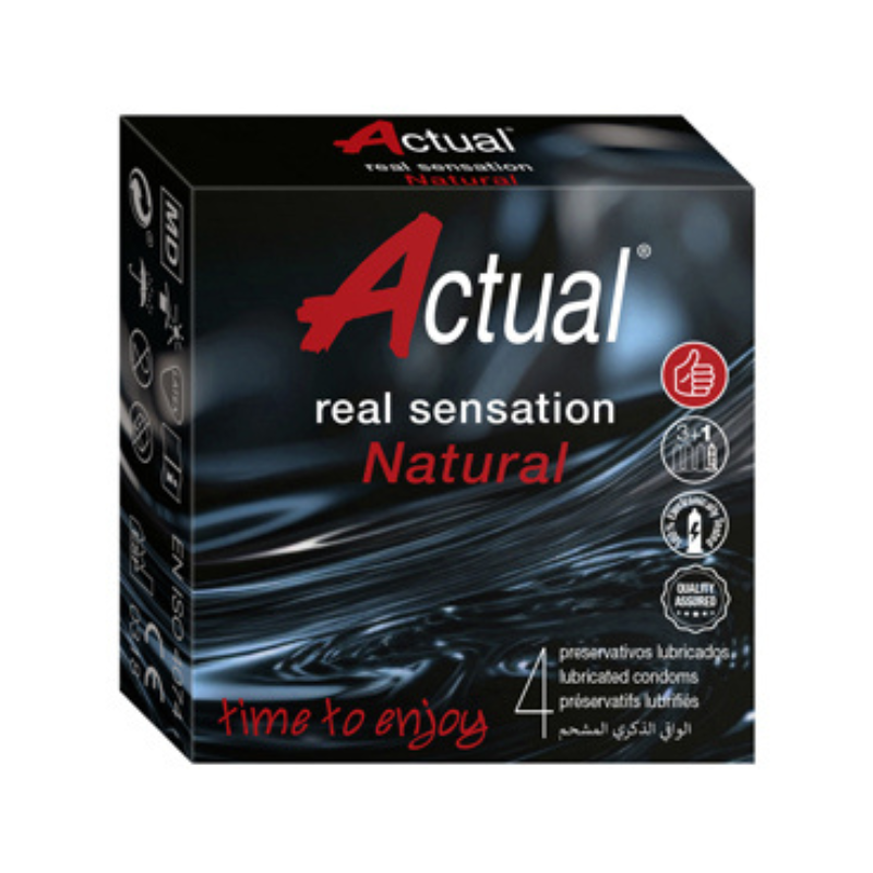 ACTUAL PRESERVATIF NATURAL BOITE DE 4
