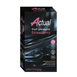 ACTUAL PRESERVATIF STRAWBERRY BOITE DE 12 PHARMASHOP